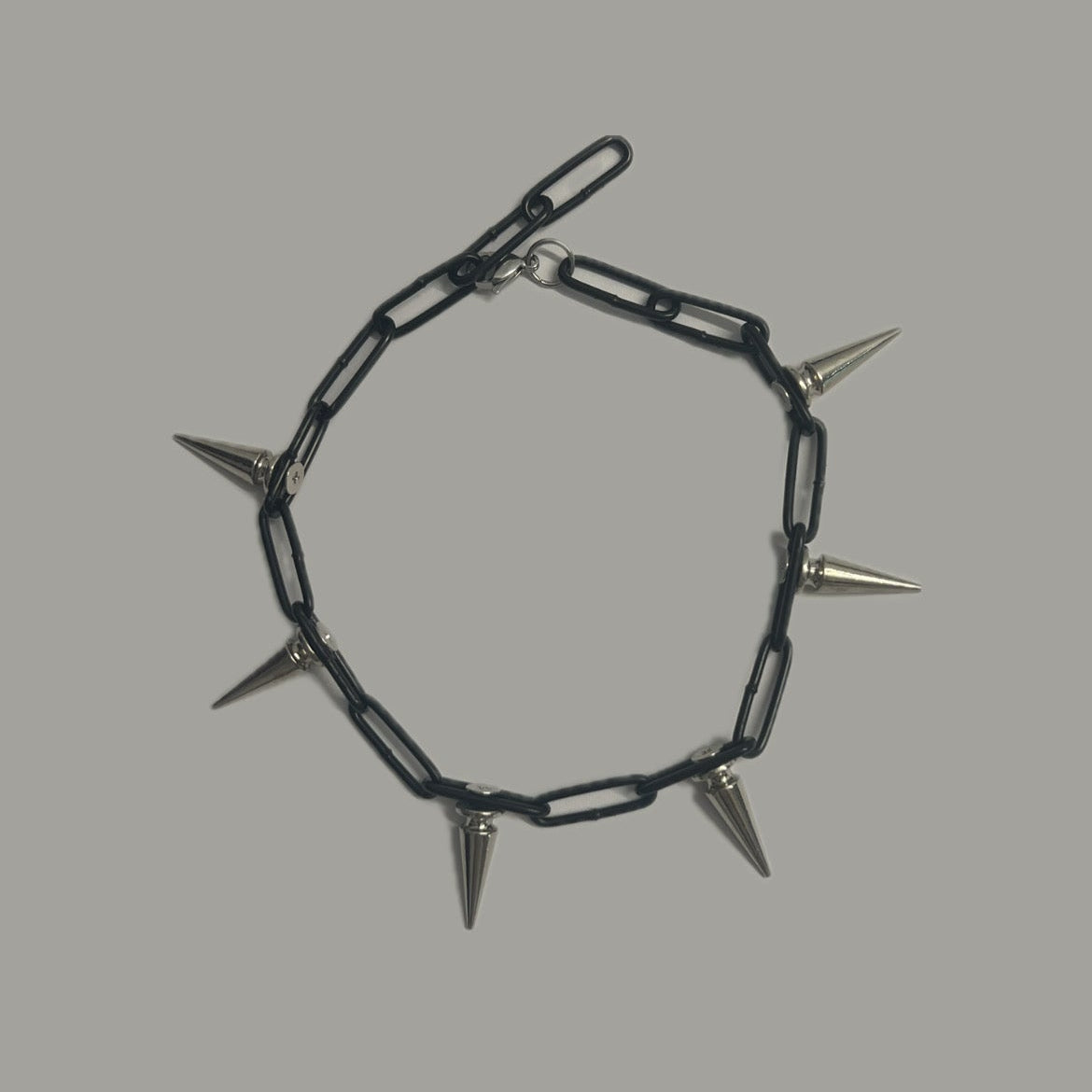 Black Chain Spike Choker