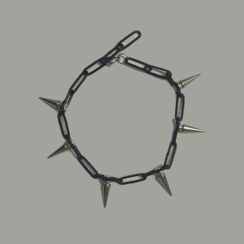 Black Chain Spike Choker