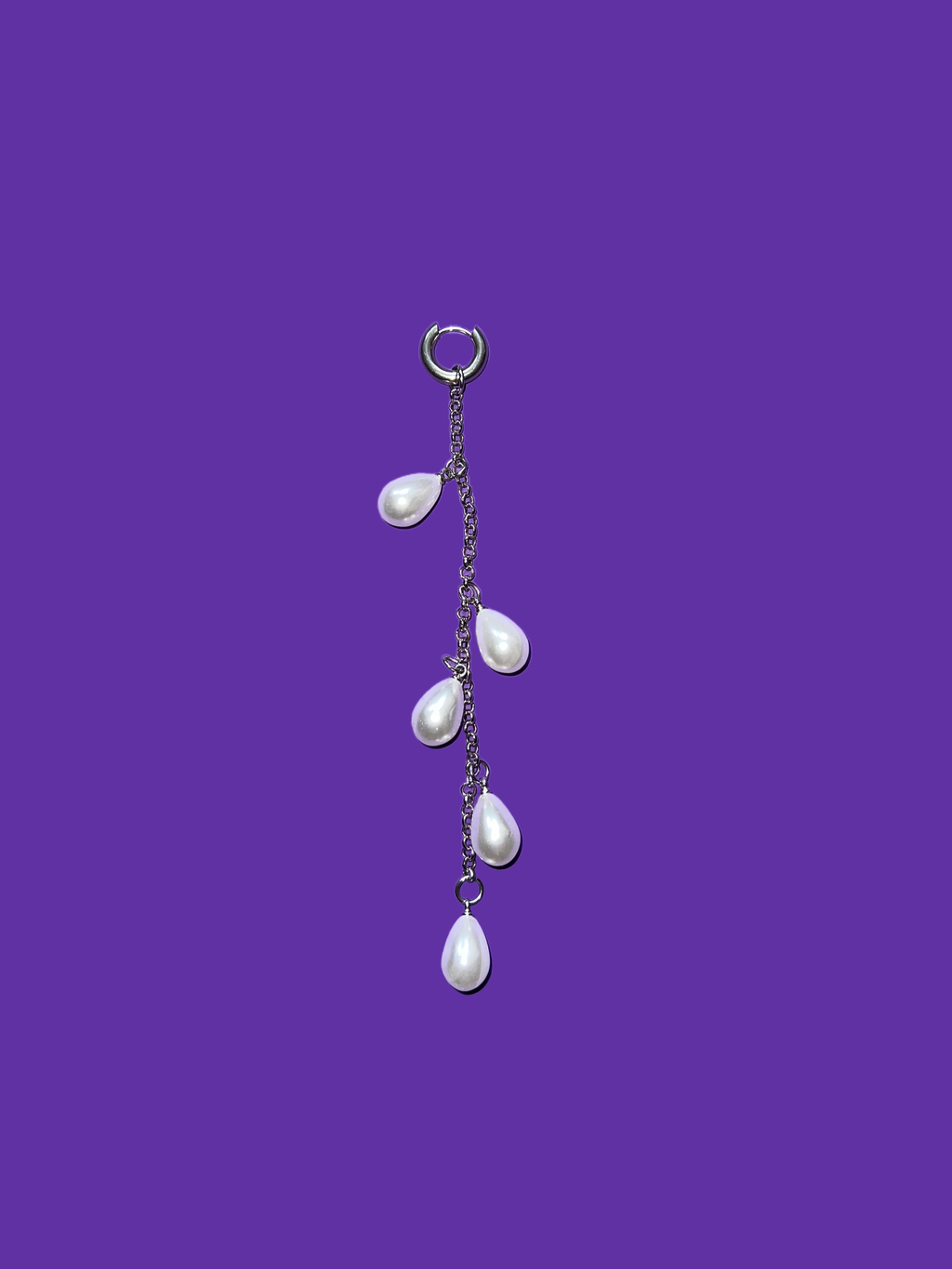Pearl Drops Mono Earring