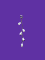 Pearl Drops Mono Earring