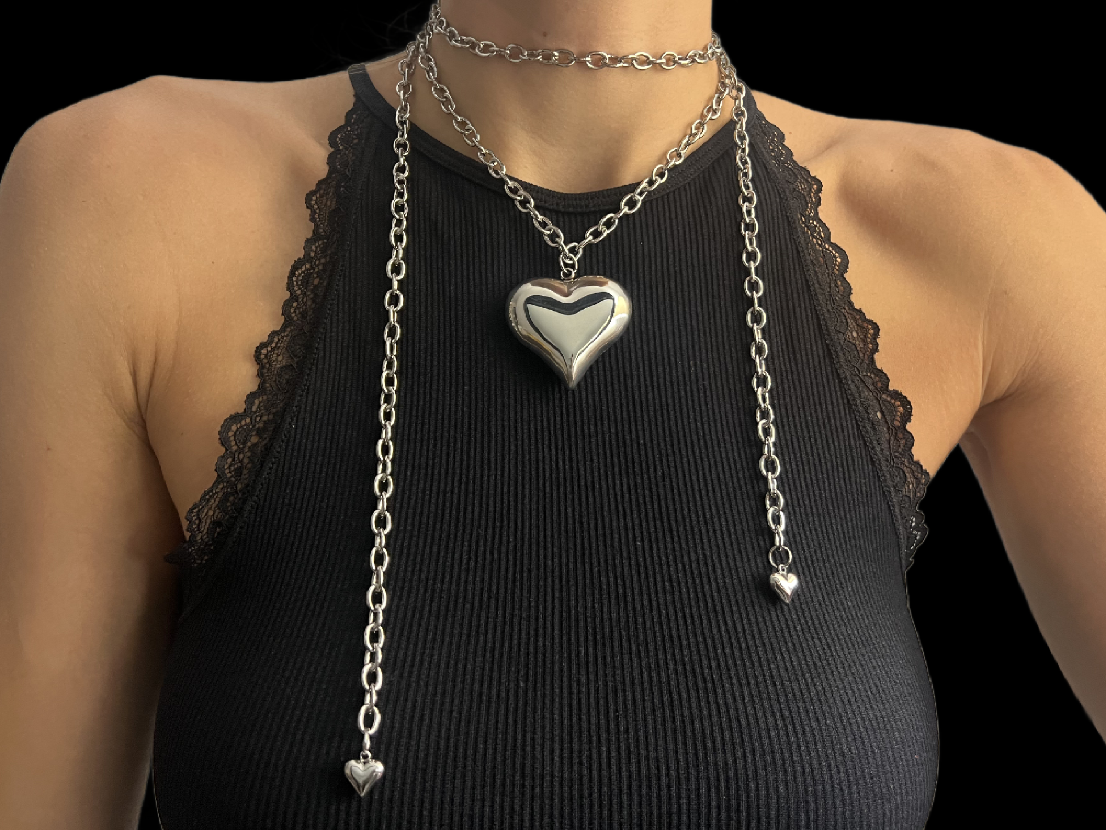 Triple Heart Necklace