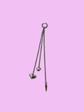 Spiked Heart Mono Earring