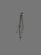 Graphite Mono Earring