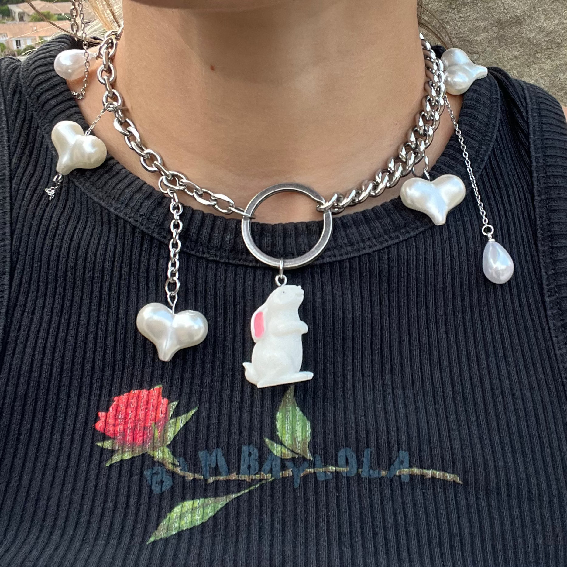 Bunny Charm Necklace