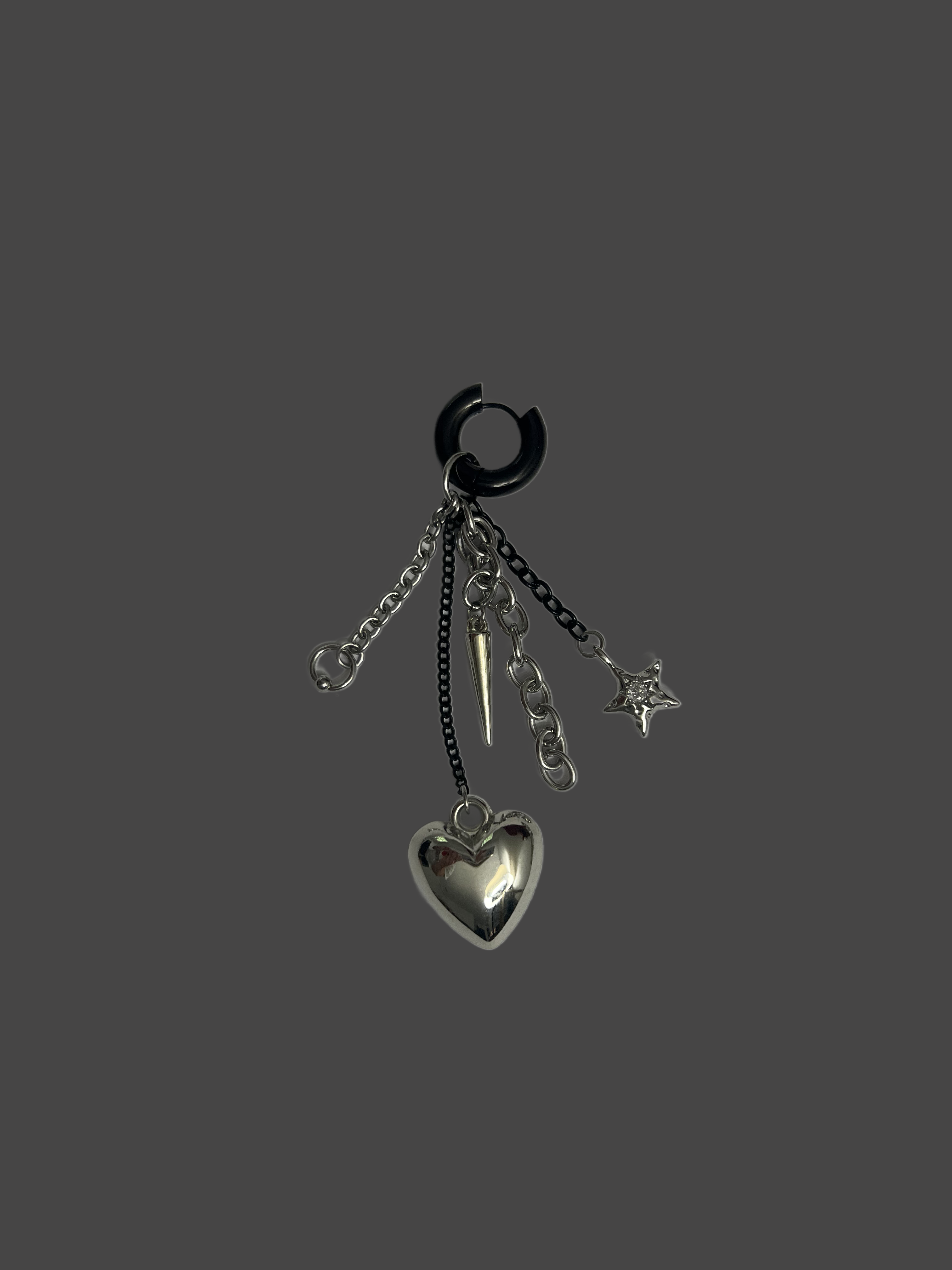 Black Rush Mono Earring