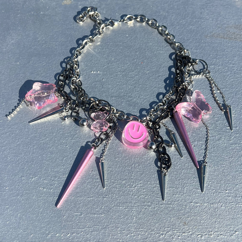 Pink Noise Necklace