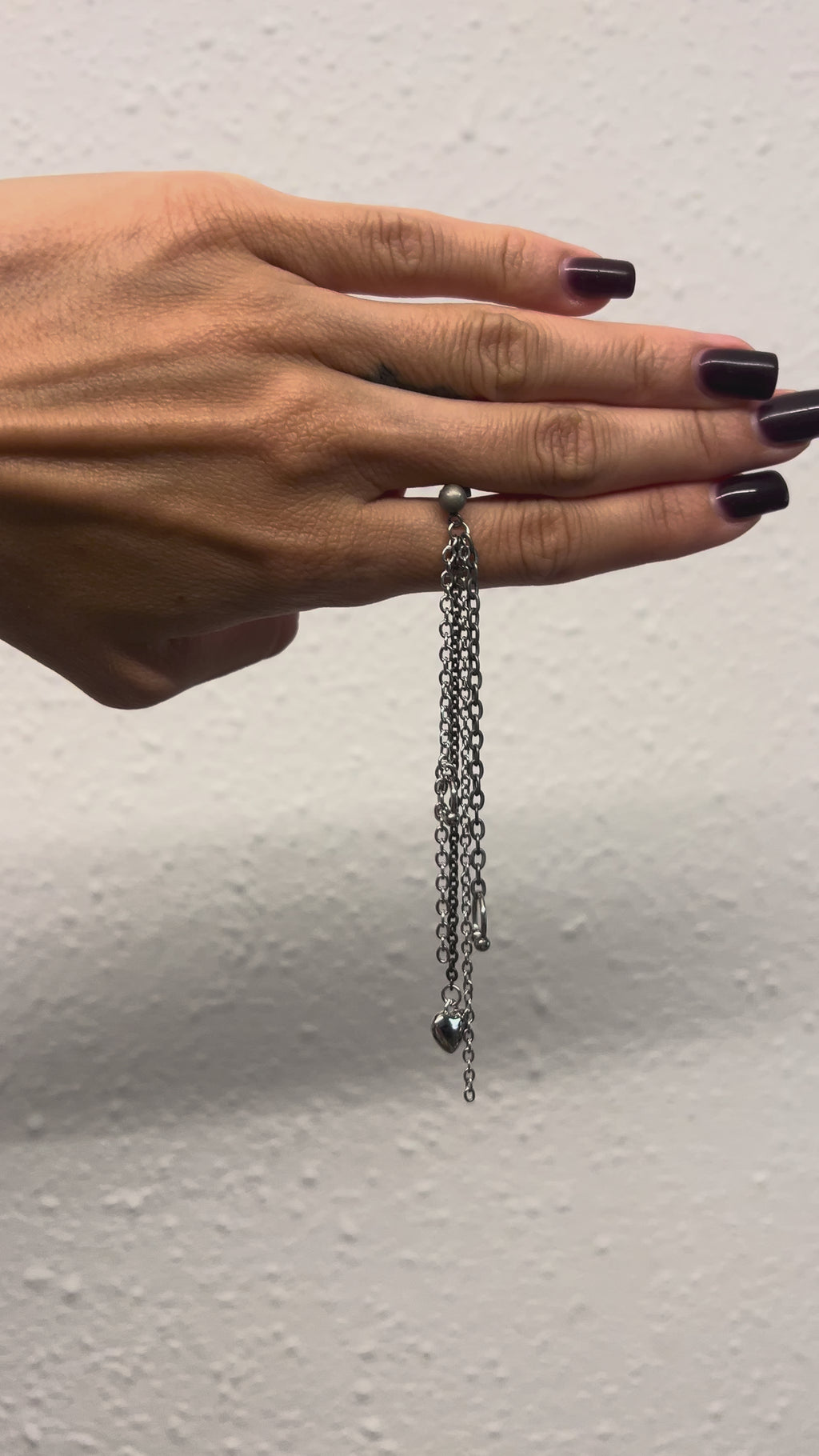 Graphite Mono Earring